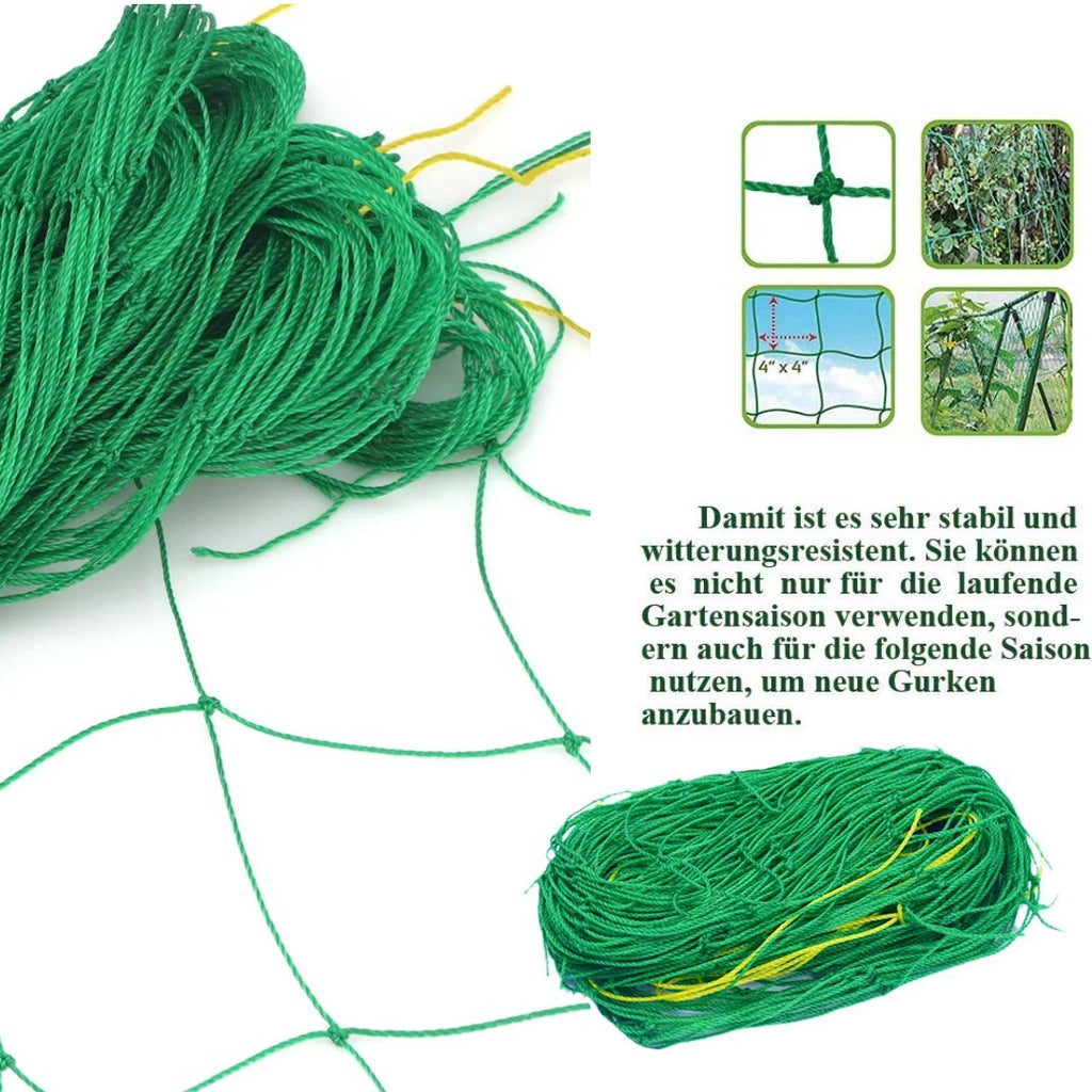 Tela Treliça para Plantas e Hortaliças – Reforçada em Nylon para Cultivo Vertical