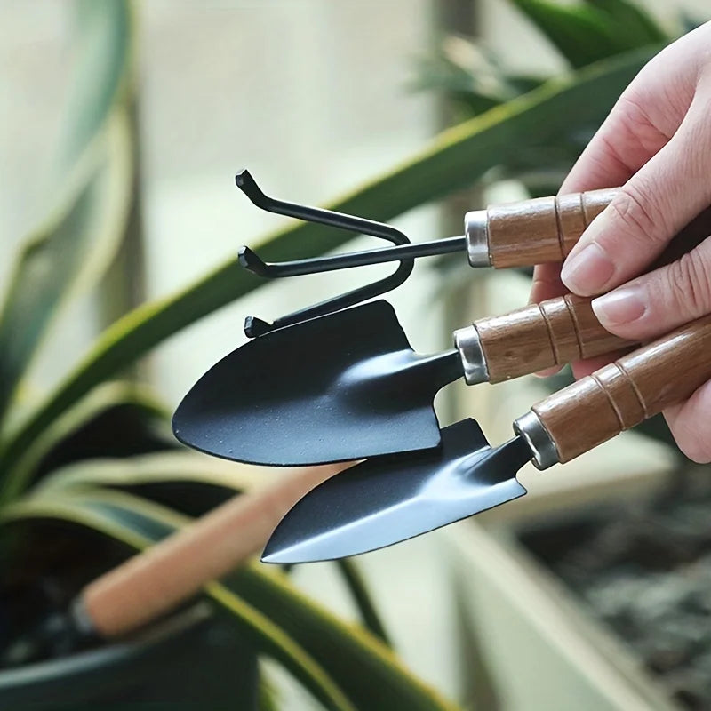 Mini Kit de Jardinagem 3 Peças para Vasos e Suculentas