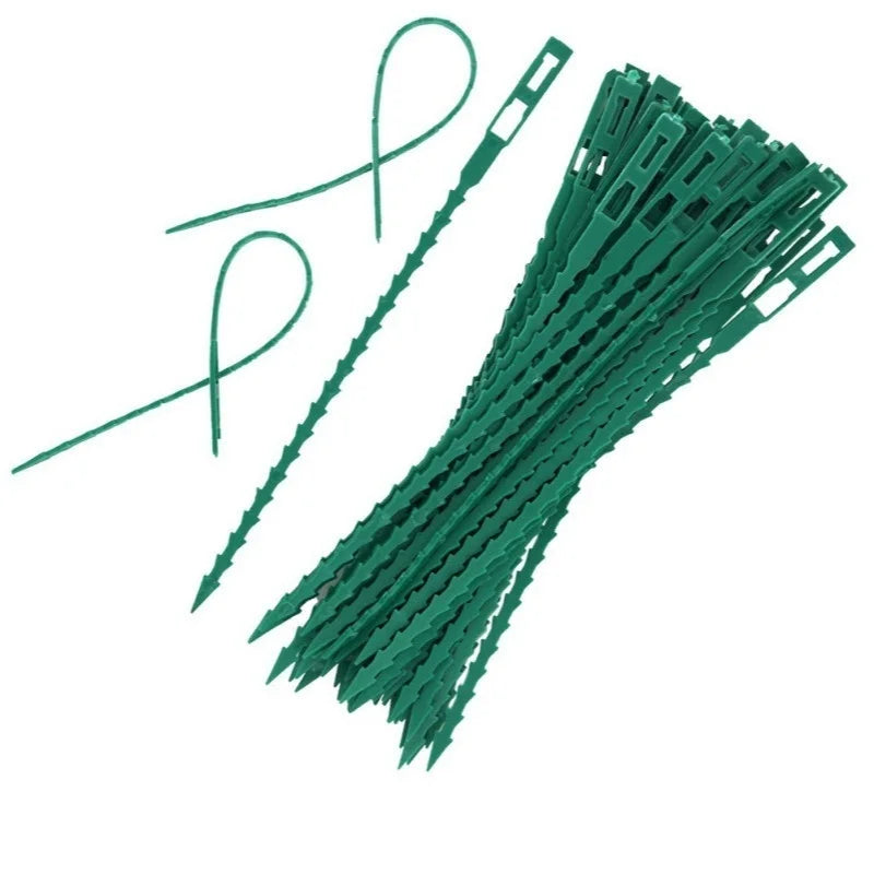 Kit 50 Amarras Ajustáveis para Plantas