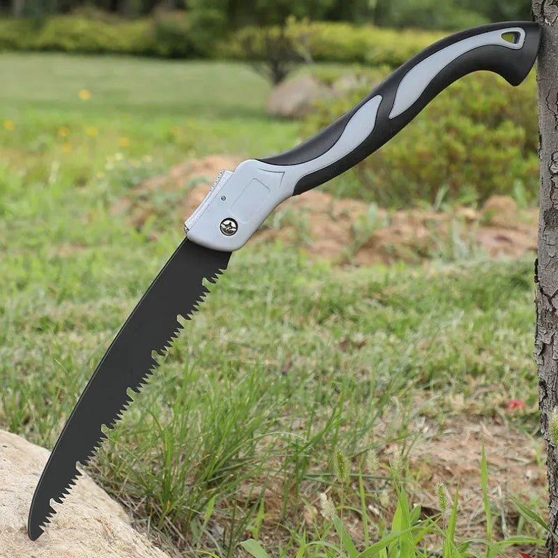 Serrote Dobrável para Poda e Corte de Madeira XMSJ – Lâmina Afiada em Aço, Serra Manual Portátil para Jardinagem, Camping e Marcenaria
