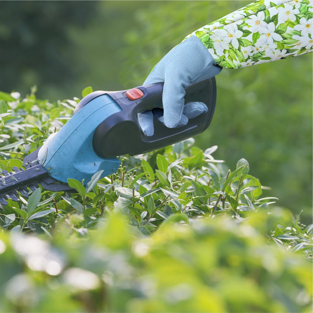 Luva de Jardinagem Antiespinho com Mangas Longas para Poda, Plantio e Capina