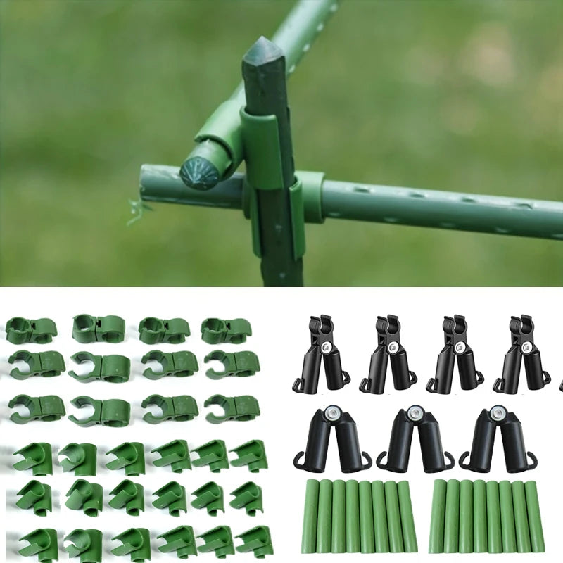 Conectores Plásticos para Estufa e Suporte de Plantas