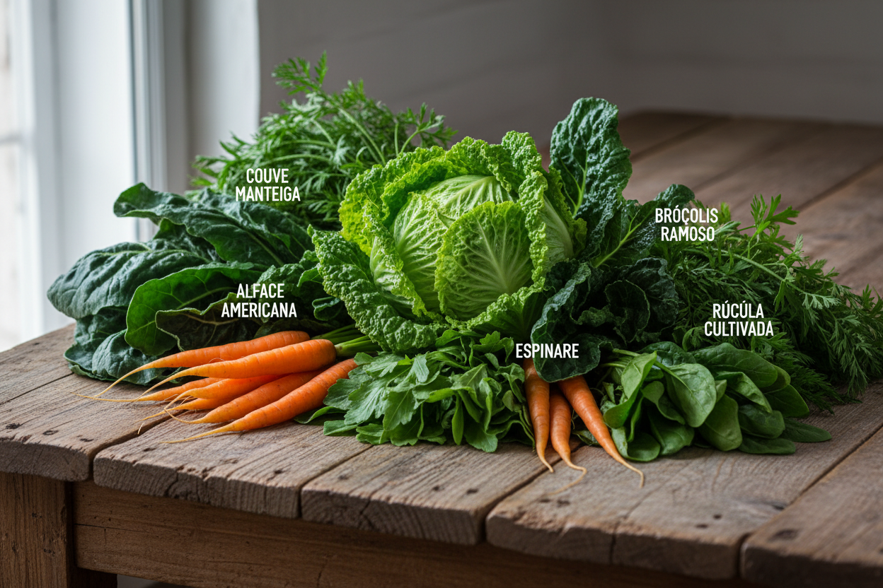Kit Horta de Inverno (6 Verduras)