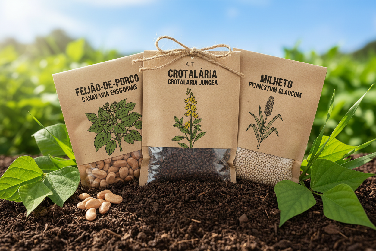Kit Adubação Verde (3 Espécies)