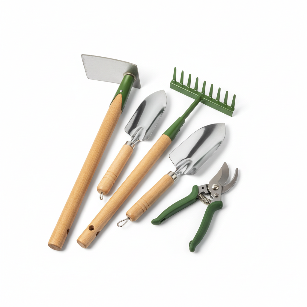 Kit Ferramentas para Horta (4 peças)